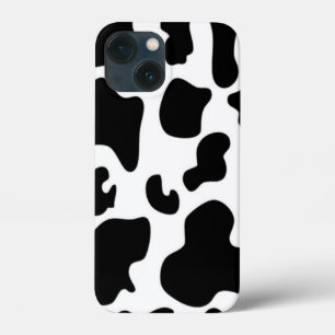 Black and White Cow print iPhone 13 Mini Case