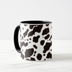Black and White Cow Print Coffee Mug