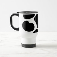 Black and White Cow Print Pattern.