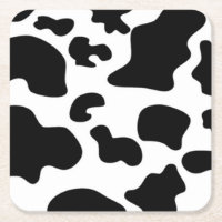 Black and White Cow print