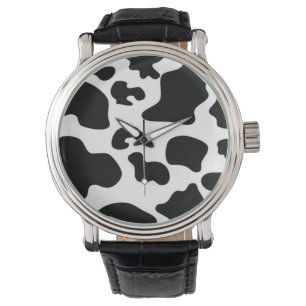 Black and White Cow print Watch
