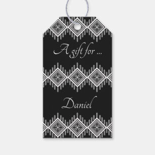 Black and White Custom Gift for You Tags