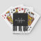 Black and white custom monogrammed piano keys