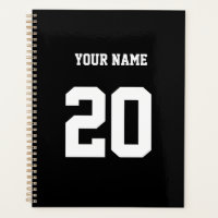 Black and White Custom Number and Name