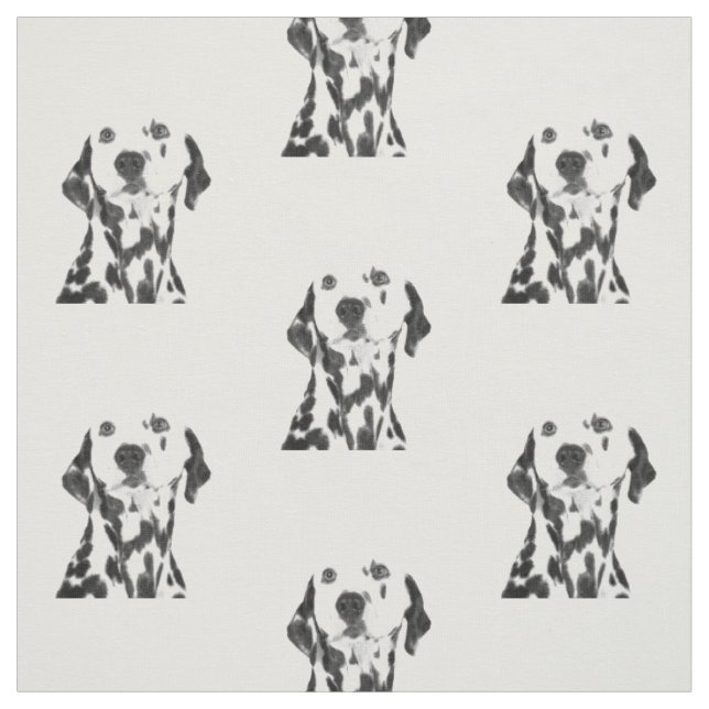 Black and White Dalmatian Fabric (Swatch)