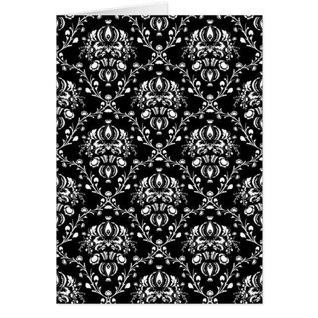 Black and White Damask (Front)