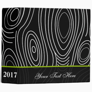 Black and White Damask Binder