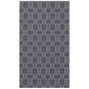 Black and White Damask Pattern Tablecloth
