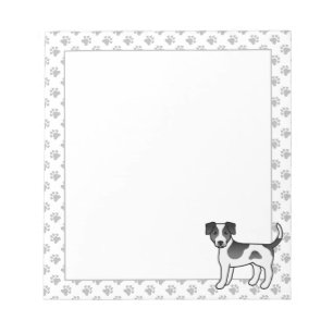 Black And White Danish-Swedish Farmdog Cute Dog Notepad