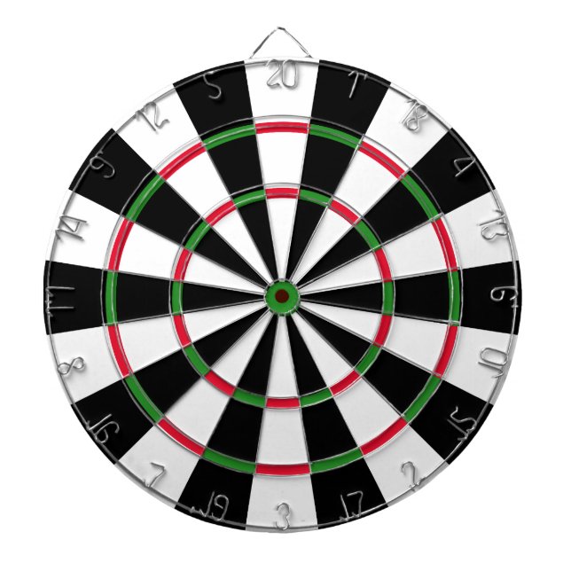 Black and White Dartboard (Front)