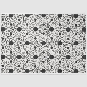 Black and White Decoupage Paper