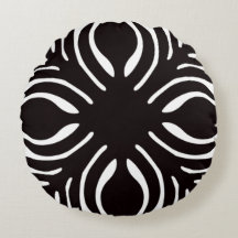Black and white designed decor