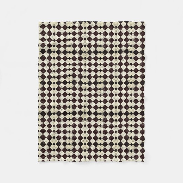 Black and White Diamond Blanket (Front)