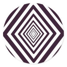 Black and White Diamond Optical Illusion