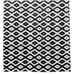 Black and white diamond pattern