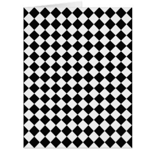 Black and White Diamond Pattern by Shirley Taylor