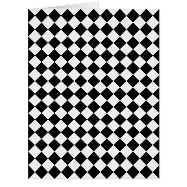 Black and White Diamond Pattern by Shirley Taylor (Front)