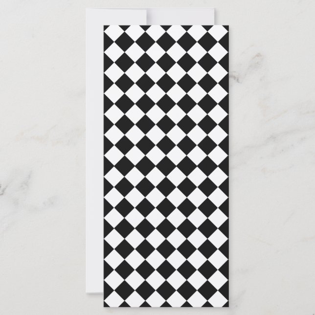 Black and White Diamond Pattern by Shirley Taylor (Front)