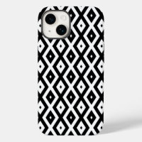 Black and white diamond pattern