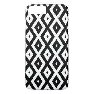 Black and white diamond pattern Case-Mate iPhone case
