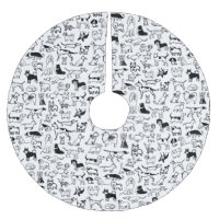 Black and White Dogs Pattern | Cute Canine Lover's