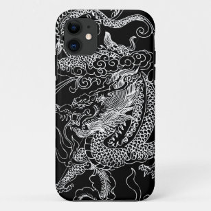 Black and White Dragon Case-Mate iPhone Case