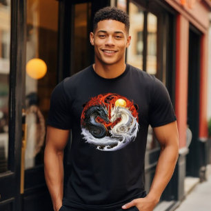 Black and White Dragons T-Shirt