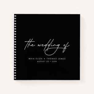 Black and White Elegant Budget-Friendly Guest Book