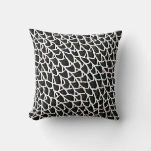 Black and White Elegant Cushion