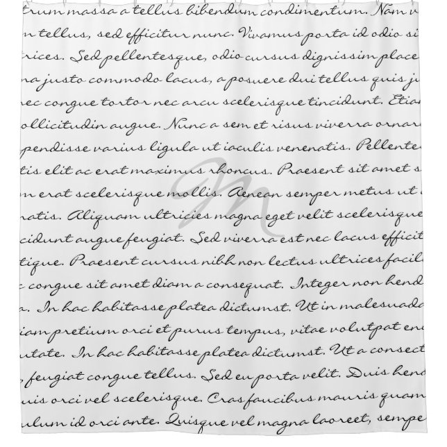 Black and White Elegant Custom Text (Front)