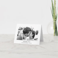 Black and white elegant simple clean photo wedding