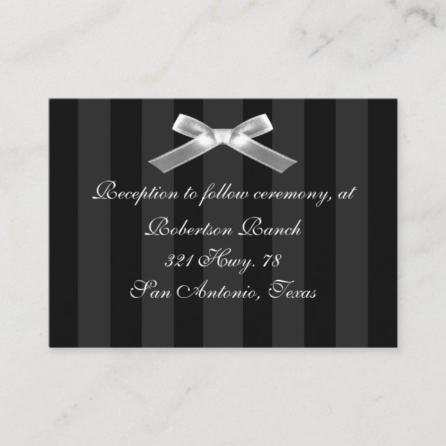 Black and White Enclosure Card (Front)