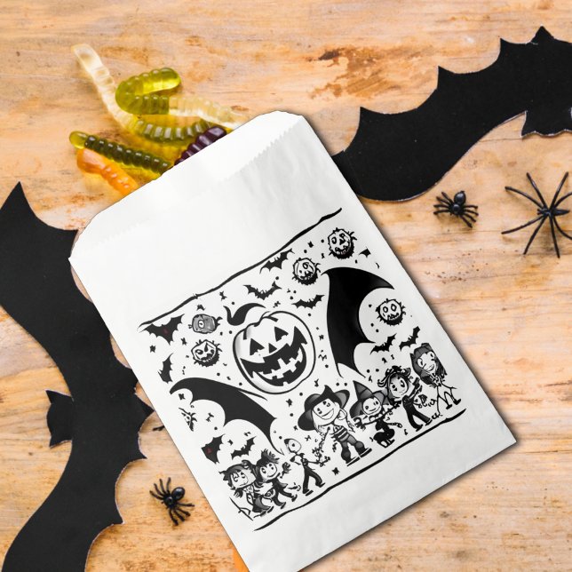 black and white fiesta favour bag (Creator Uploaded)