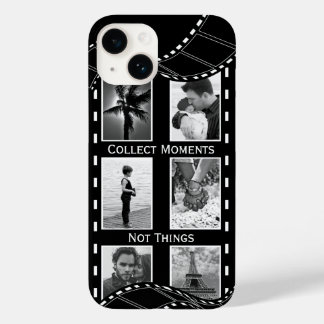 Black and White Film Reel Custom Photo Case-Mate iPhone 14 Case