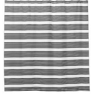 Black and white five stripe pattern