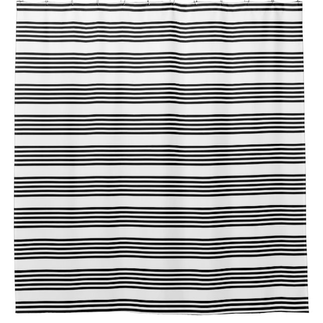 Black and white five stripe pattern (Front)