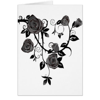 Black And White Floral