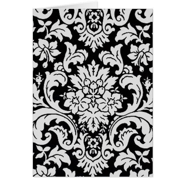 Black and White Floral (Front)