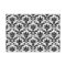 Black and White Floral Damask Response Card