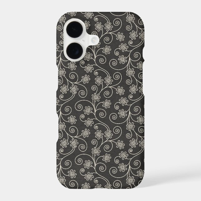 black and white floral design (Back)