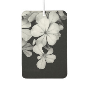 Black and white florals air freshener