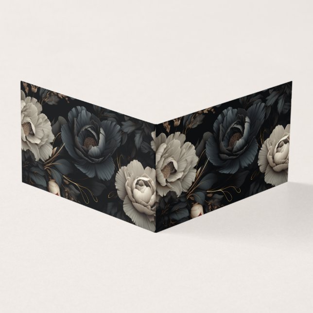 Black and White Flowers (Outside)