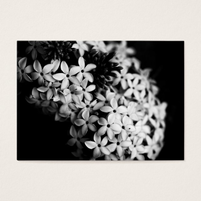 black and white flowers (Front)