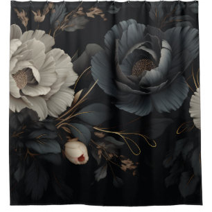 Black and White Flowers