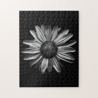 Black And White Flowers 18 Jigsaw Puzzle
