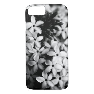 Black and White Flowers Case-Mate iPhone Case