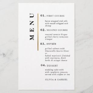 Black and white. Formal simple Typography wedding