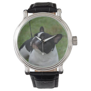 Black and White French Bulldog Watch