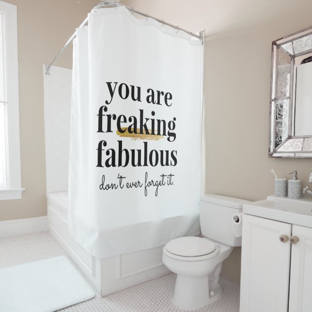 Black and White Funny Inspiring Fabulous Saying (In Situ)