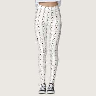 Black and White Gentoo Penguin Leggings